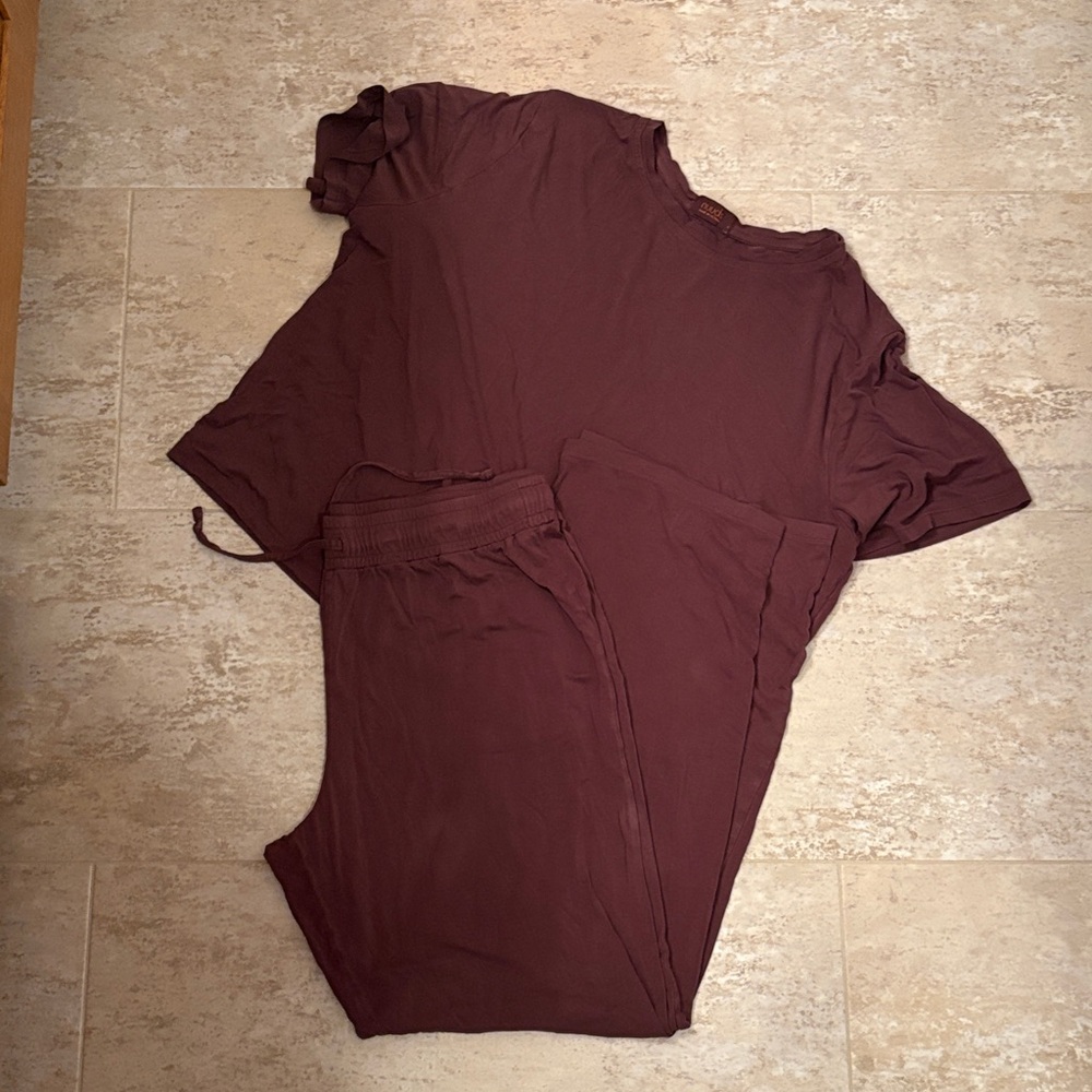 NUUDS pajama set in coffee